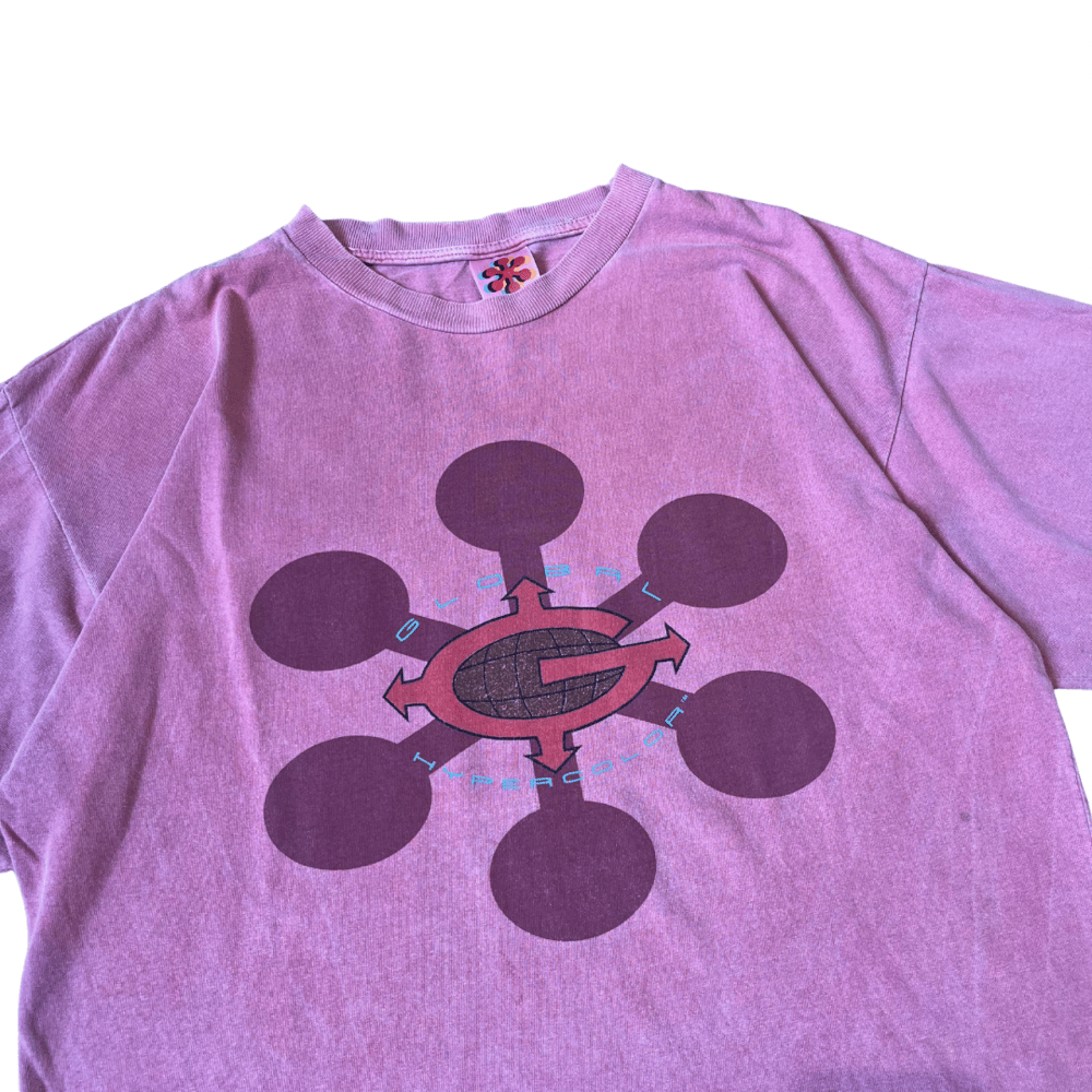 Image of Global Hypercolour early 90s T Shirt: XL