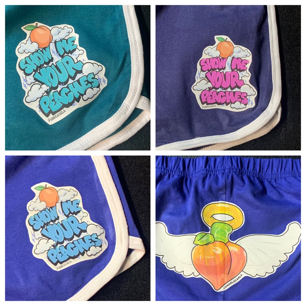 Peach Booty Shorts XXL