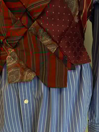 Image 7 of Tie top, bordeaux (xs-l)