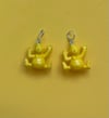 Yellow Clown Earrings