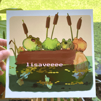 Image 2 of Froggy choir | print