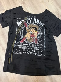 Medium Betty boots off shoulder lace destroyed