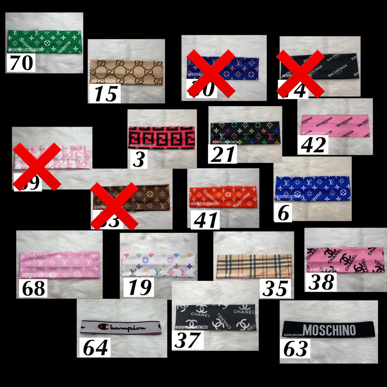 Designer headbands outlet wholesale