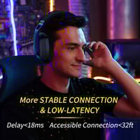 Image 3 of  Wireless Gaming Headset with Mic for PS5 PS4 PC 