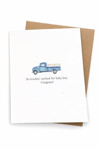 Truckin’ Excited Greeting Card