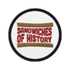 Sandwiches of History - the embroidered patch