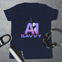 Image 1 of AI Savvy Youth Short Sleeve T-Shirt