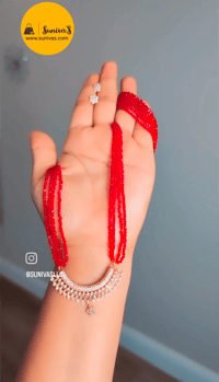 Image 2 of LHM-4002_American Diamond Hydropotey Long Mangalsutra Set