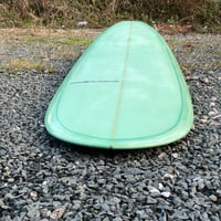 Image 5 of Copy of 9-6 Allegro Longboard  Malibu Custom Surfboard Light Green Tint