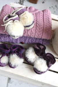 Image 12 of Wool Booties-6-12 months - Handmade in Ireland
