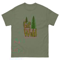 Image 6 of Unisex classic tee, Get Wild T-Shirt | Nature Adventure Forest Graphic Tee