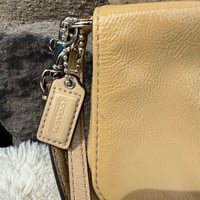 Image 4 of Vintage Coach Beige Wristlet Wallet