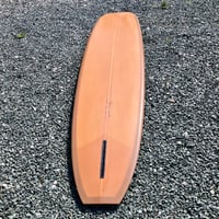 Image 4 of 9-3 Stepper Nose Rider Surfboard Polyola Blank Golden Brown Tint