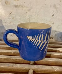 Image 5 of Fern Mug - indigo