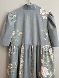 Image 8 of Ella dress in light blue with flowers (m)