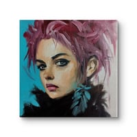 Image 1 of Girl with the Blue feather 