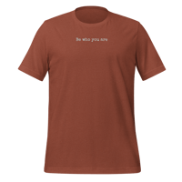 Image 7 of "Be who you are" Unisex t-shirt