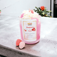 Image 10 of Strawberries & Cream Dessert Candle, 8