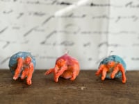 Image 1 of Spun cotton hermit crab ornament 