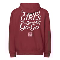 Image 1 of LOVEDCGOGO "PRETTY GIRLS LOVE" Premium full zip hoodie