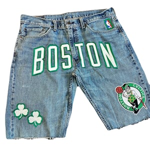 Image of  Boston Celtics NBA Denim Shorts