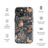 Image 24 of Woodland Creatures Boho Cottagecore Nature Inspired Cute Tough Case for iPhone®