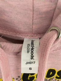 Image 5 of Mr. Blobby No Gods No Masters heather pink hoodie