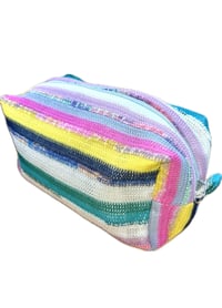 Image 2 of Large crochet toiletry travel bag 
