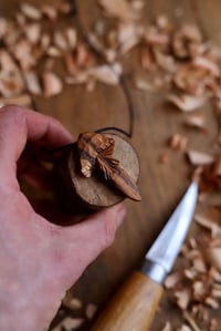 Image 5 of Spalted Beech Mushroom Pendant 