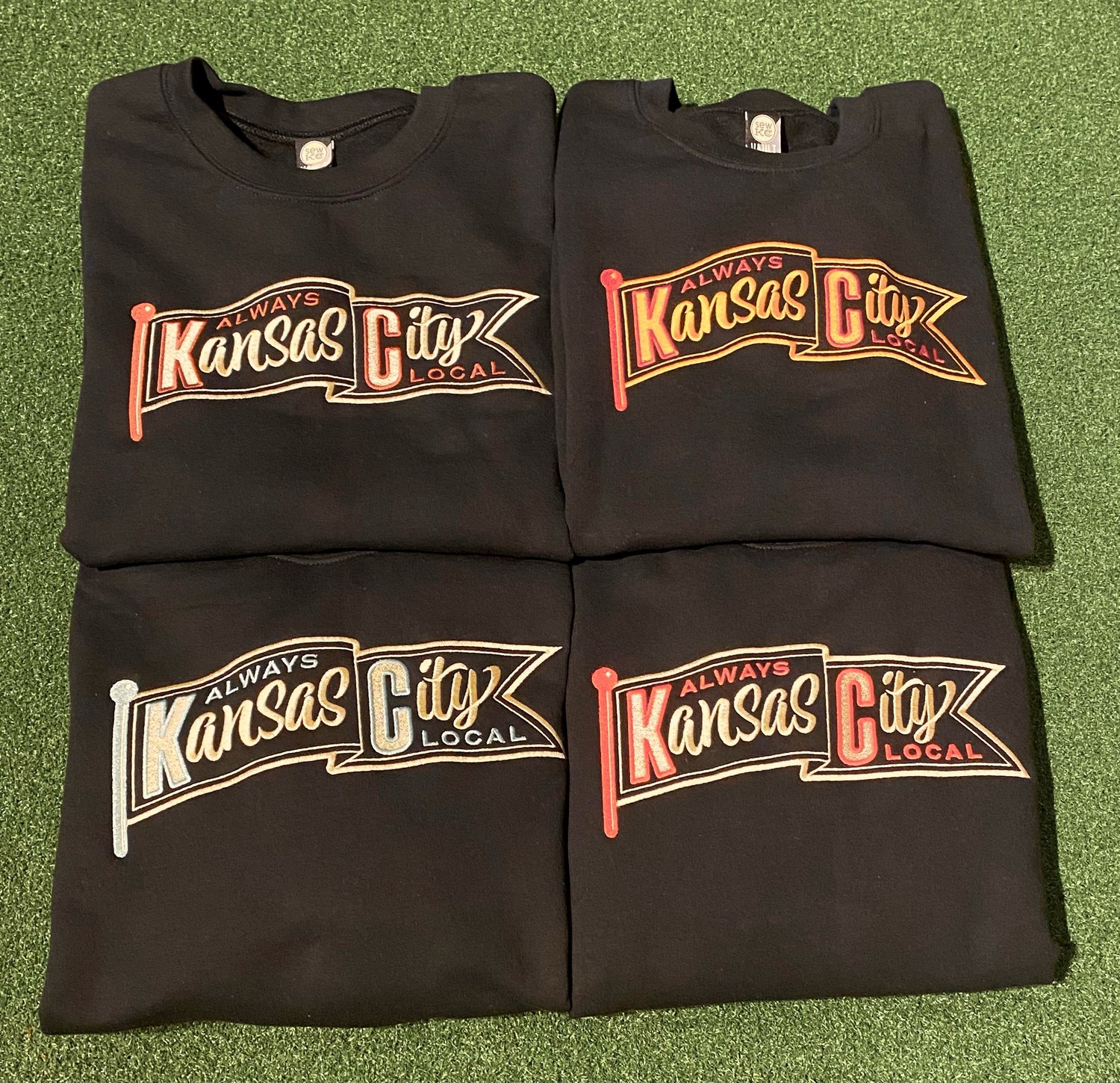 Image of Vintage Vibes Kansas City Flag Sweatshirt