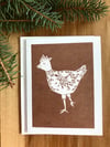 Chicken Greeting Card 