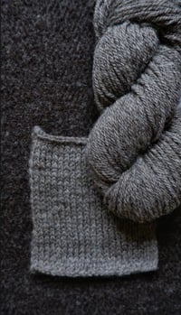 Image 4 of Harting Black DOUBLE KNIT Semi Worsted Spun Yarn