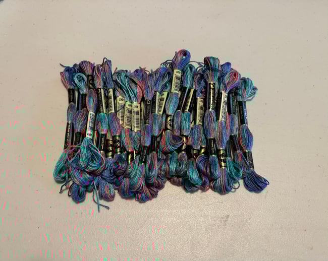 Variegated threads lot 2…