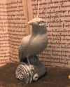 The Nevermore Guardian - Raven Shaped Pillar Soy Wax Candle 