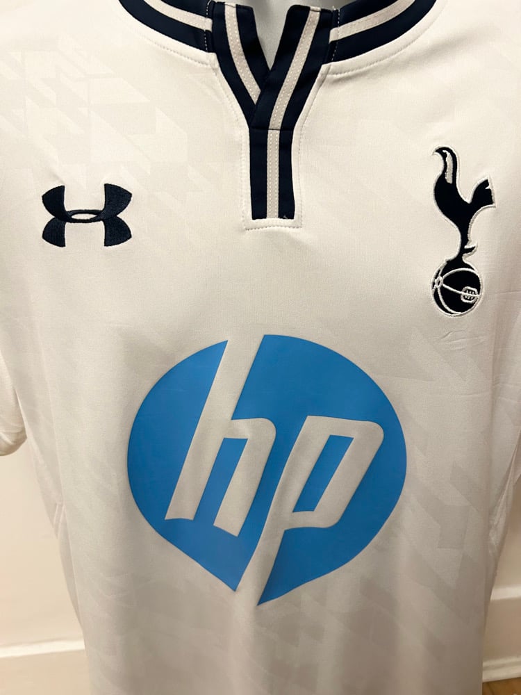 Image of Tottenham Hotspur “KANE 37” 2013/14 Home Shirt + PL patches (M)
