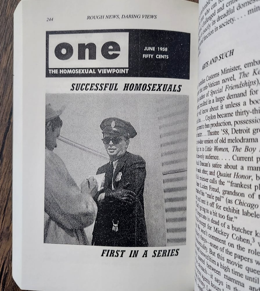 Rough News - Daring Views: 1950s' Pioneer Gay Press Journalism, by Jim Kepner