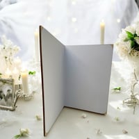 Image 2 of Wooden Wedding Card Scroll Detail