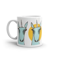 Image 3 of Mug 11 oz Blue Unicorn