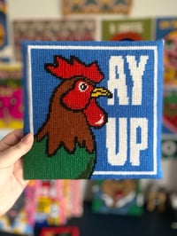Image 1 of Ay up cock needlepoint kit 