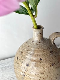 Image 4 of Vase en grès moucheté - années 70
