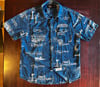 RRL Camp Printed shirt sz M