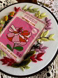 Image 2 of 6” Seeds of Free Time hoop art