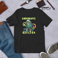 Image 1 of Awkward Quilter Distressed Unisex t-shirt