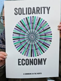 Image 2 of 'Solidarity Economy' Risograph Print (A3 only)