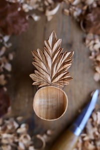 Image 1 of Maple Leaf—Coffee Scoop 
