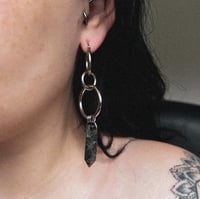 Image 1 of Crystal Hoops