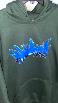 Image 2 of “Blue Flames” Hoodies