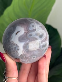 Image 2 of MOZAMBIQUE SWAZI AGATE SPHERE M