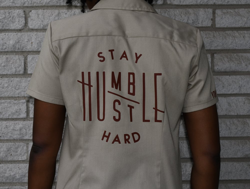 Womens Hustler Shirt Tan
