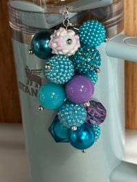 Image 3 of Star Shine Blueberry Milk Tumbler Straw Bauble